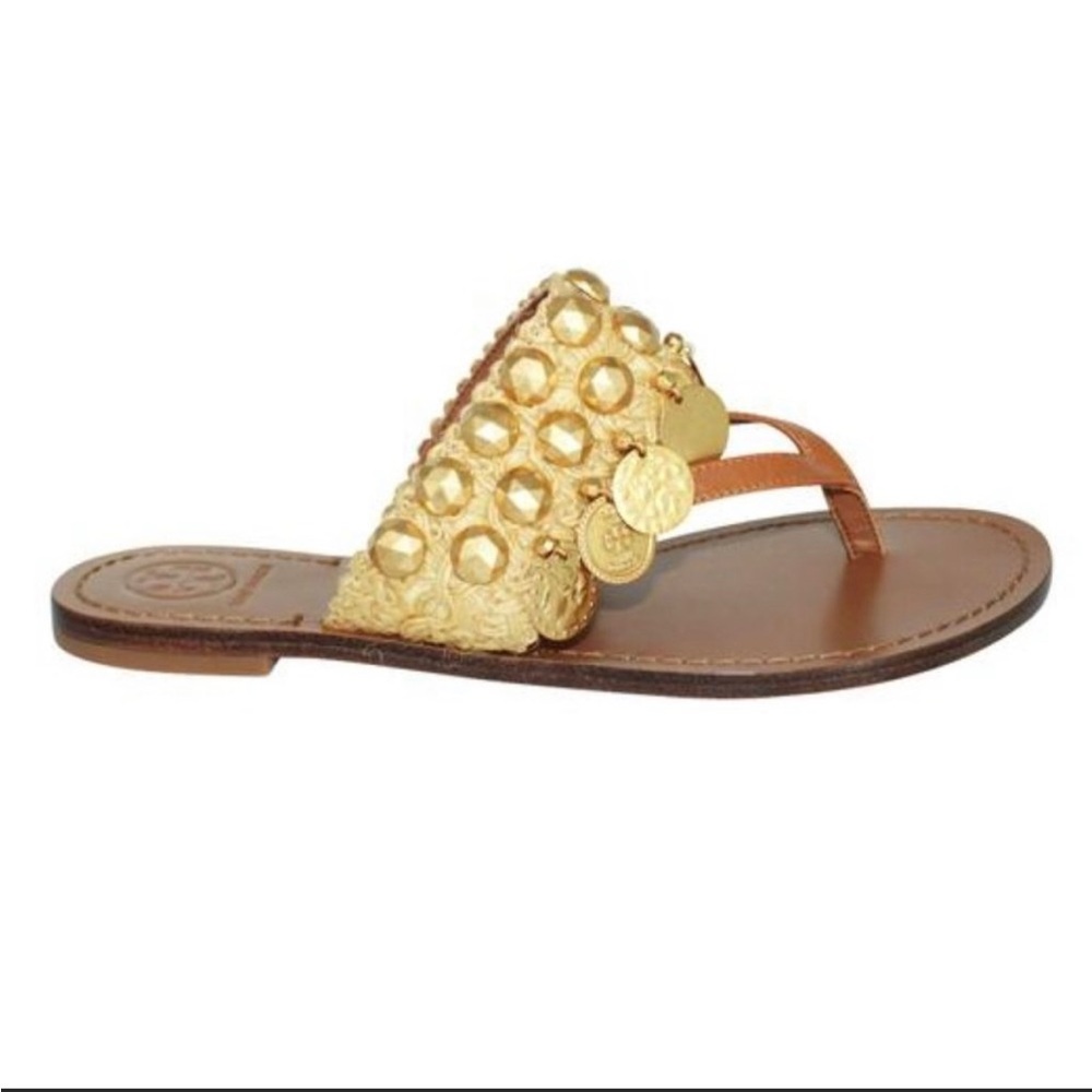 NWT Tory Burch coin sandals size 6